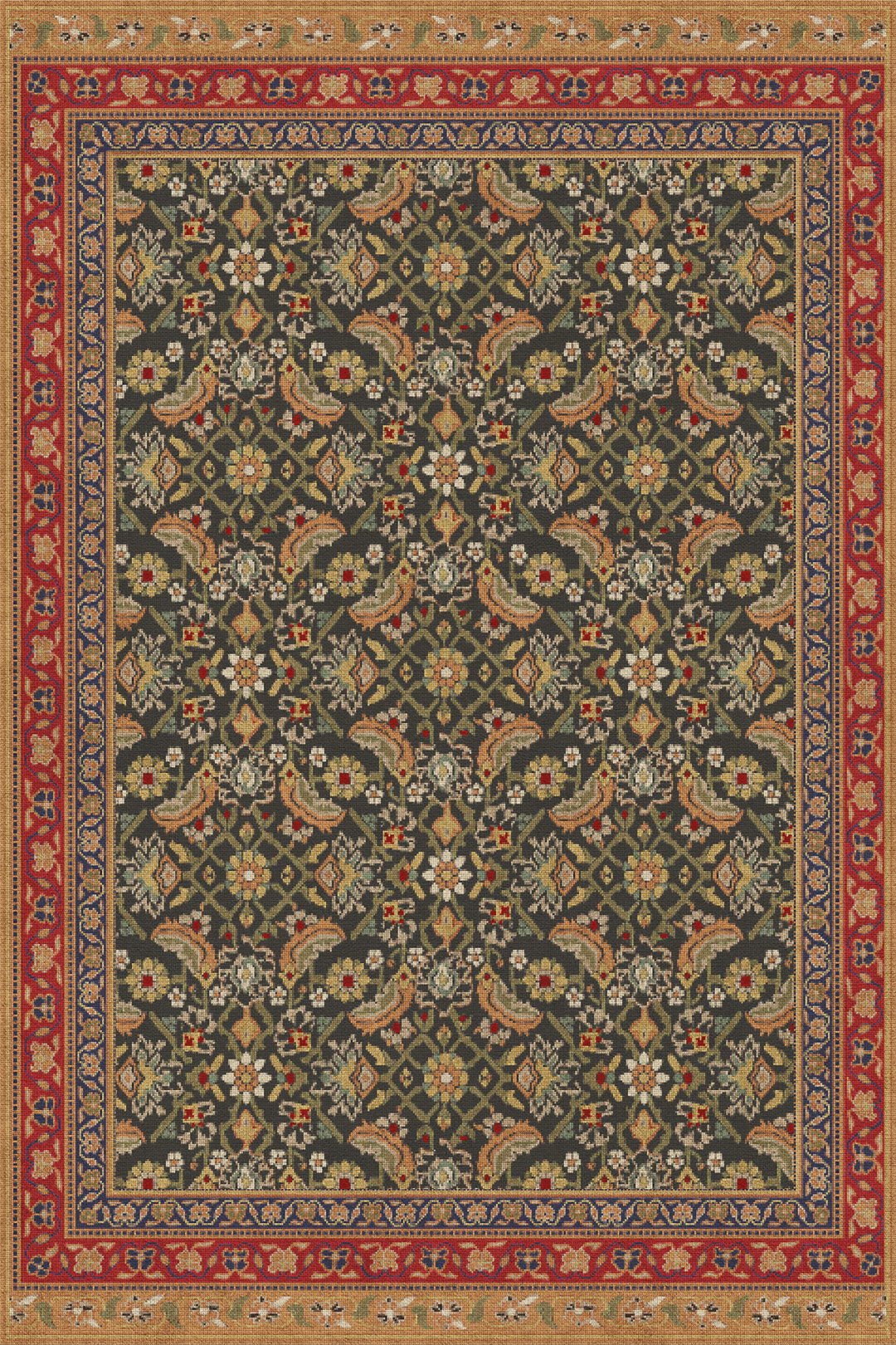 Vintage Vinyl Rug (Biltmore - Maison Tapis - Île de France)