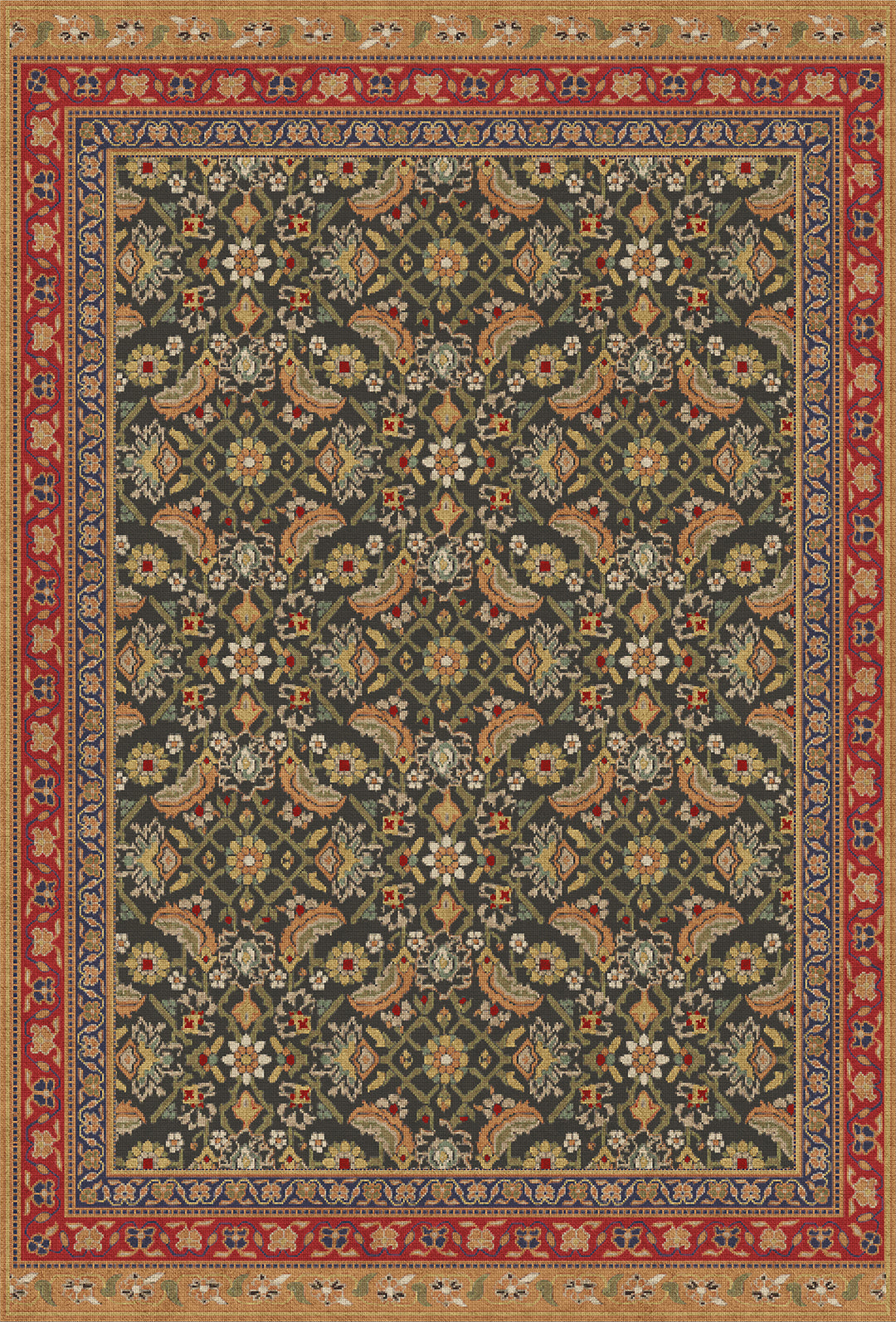 Vintage Vinyl Rug (Biltmore - Maison Tapis - Île de France)