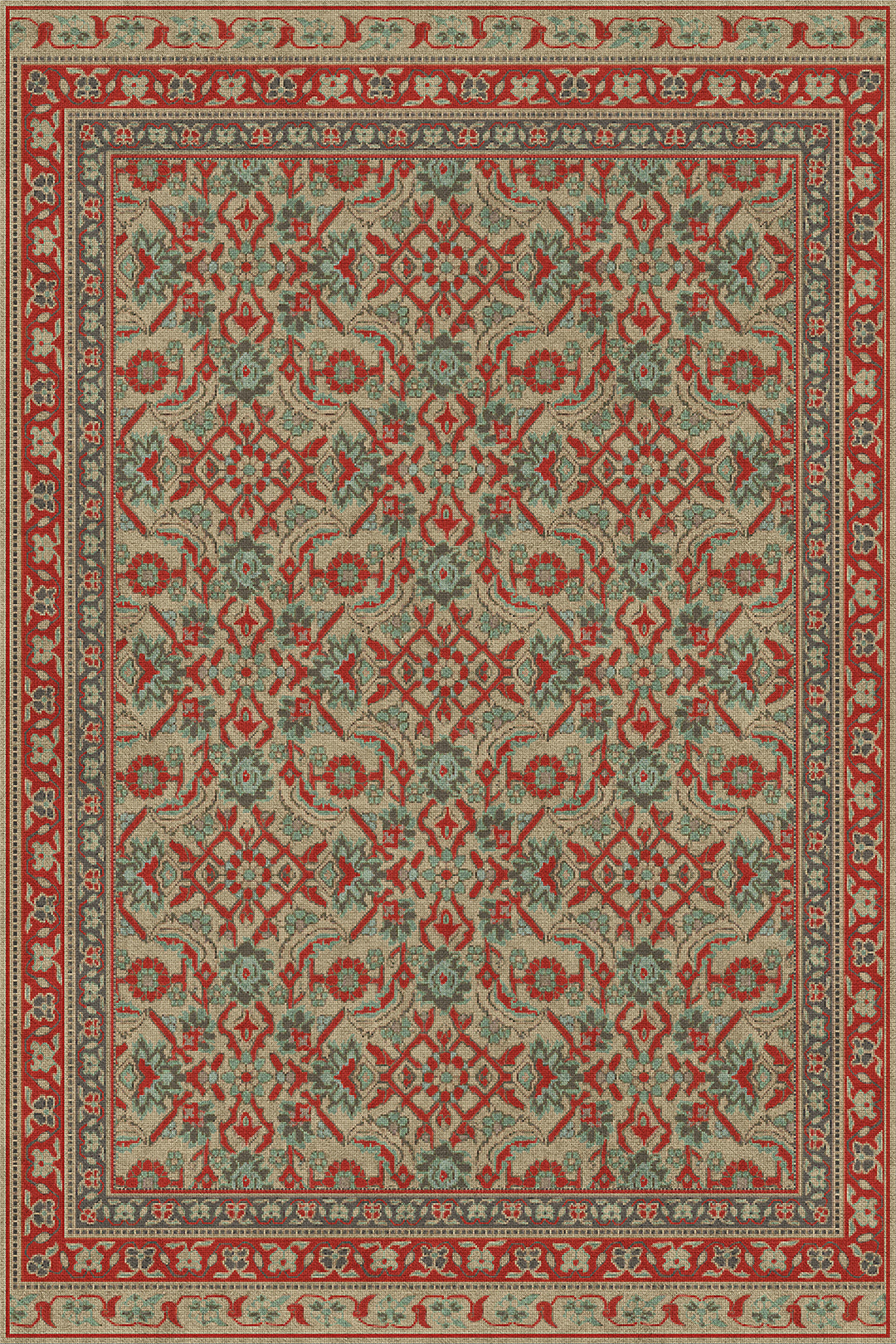 Vintage Vinyl Rug (Biltmore - Maison Tapis - Vezelay)