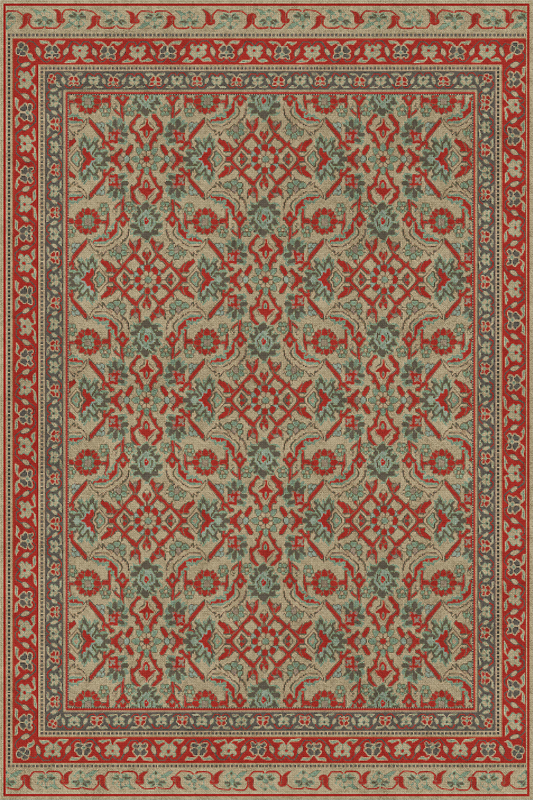 Vintage Vinyl Rug (Biltmore - Maison Tapis - Vezelay)