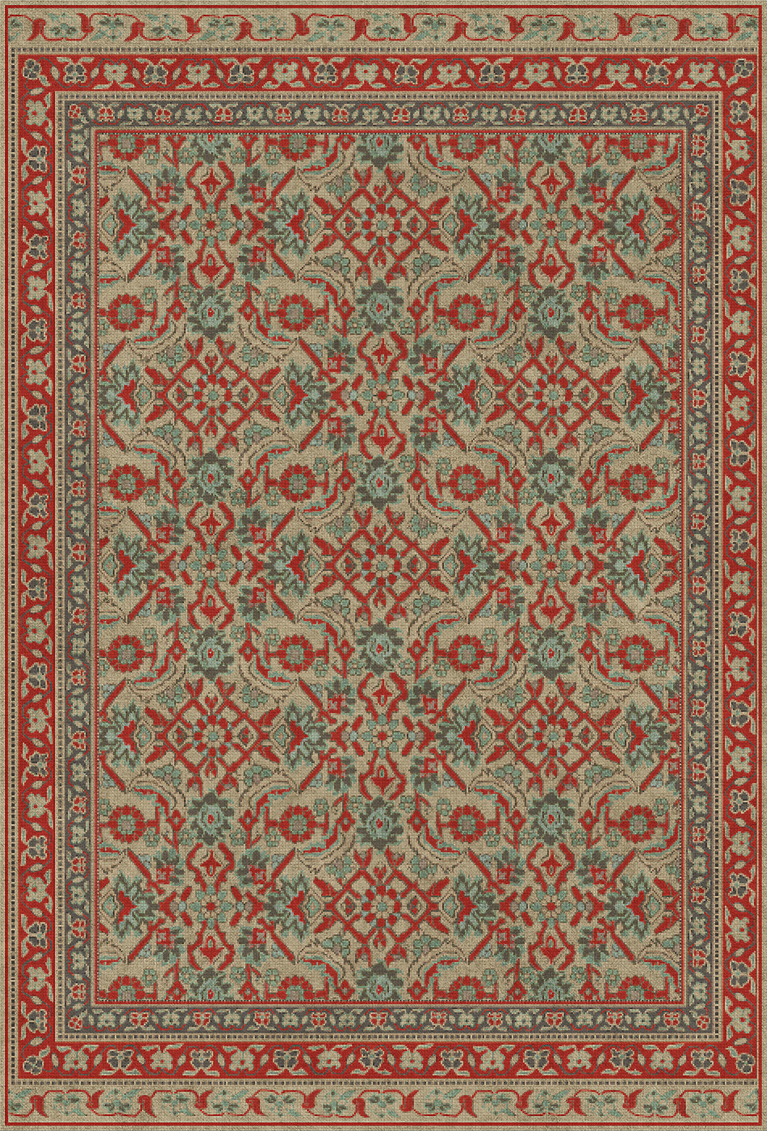 Vintage Vinyl Rug (Biltmore - Maison Tapis - Vezelay)