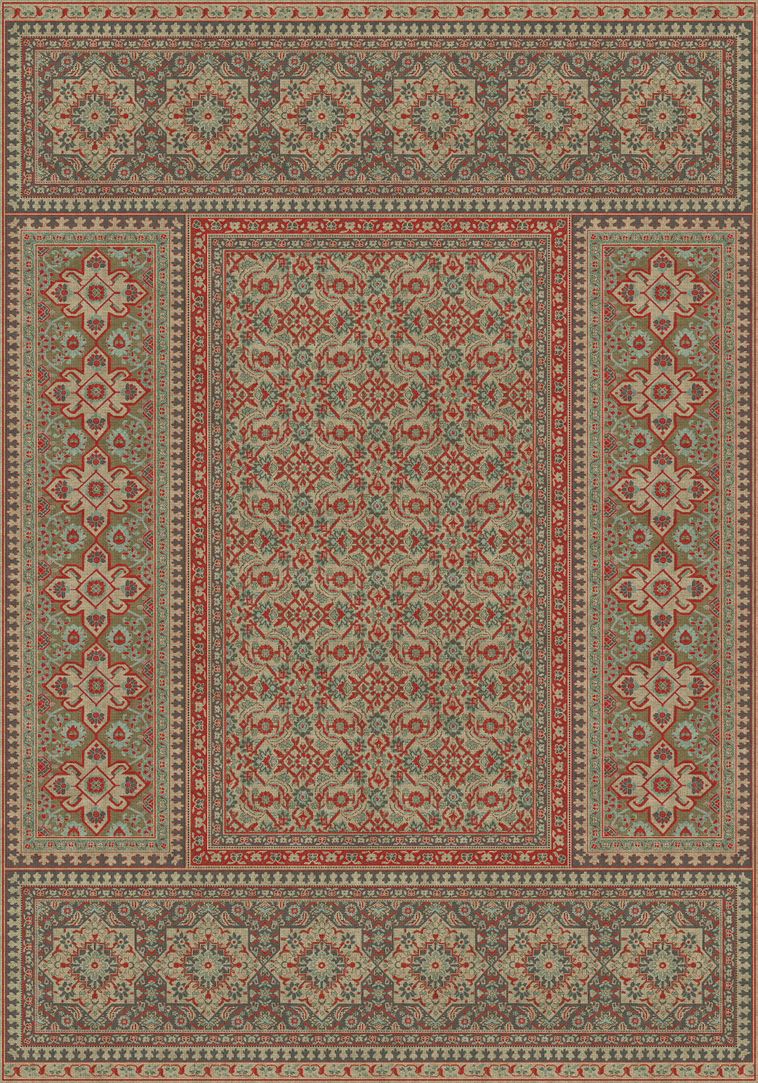 Vintage Vinyl Rug (Biltmore - Maison Tapis - Vezelay)