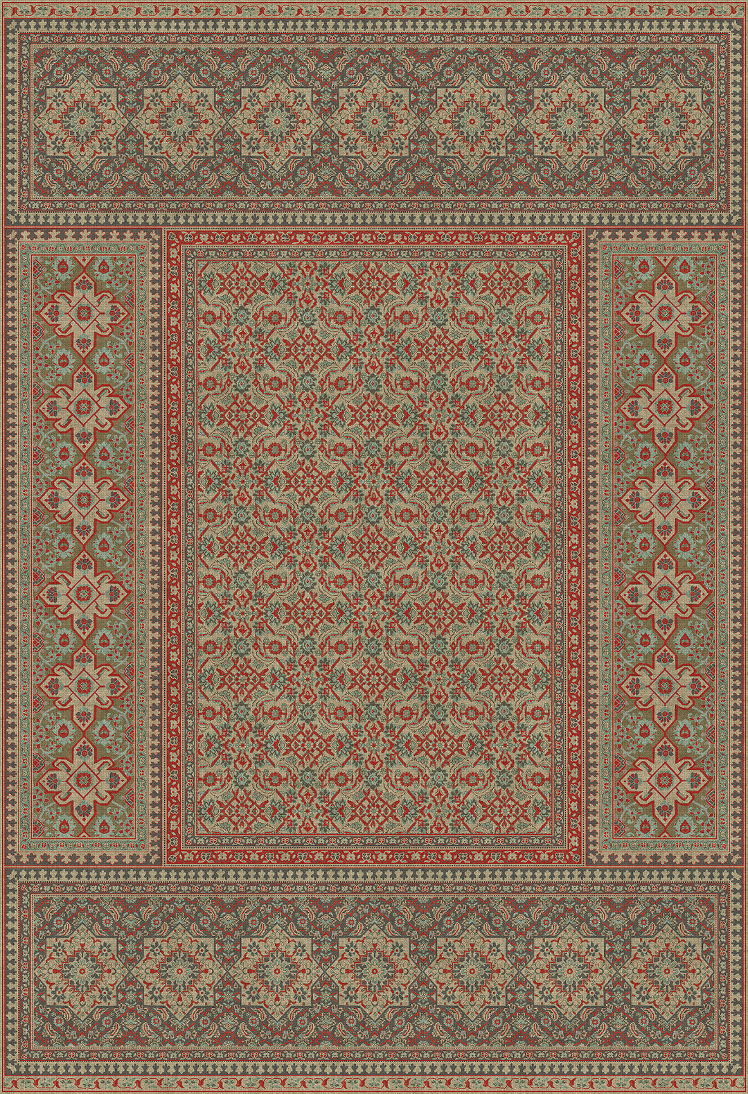 Vintage Vinyl Rug (Biltmore - Maison Tapis - Vezelay)