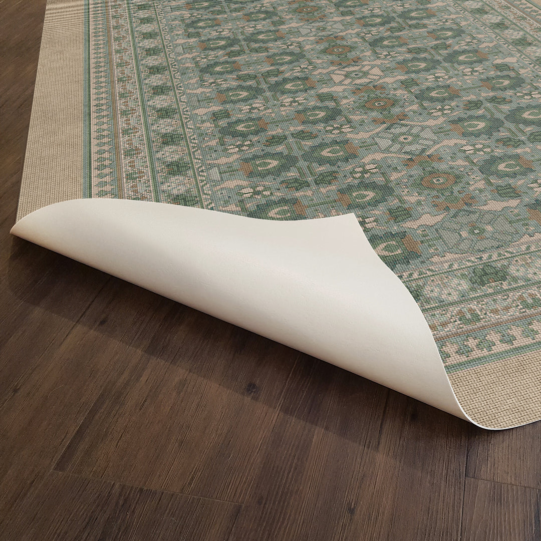Vintage Vinyl Rug (Biltmore - Promenade - Blooming Season)