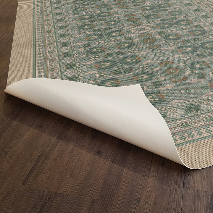 Vintage Vinyl Rug (Biltmore - Promenade - Blooming Season)