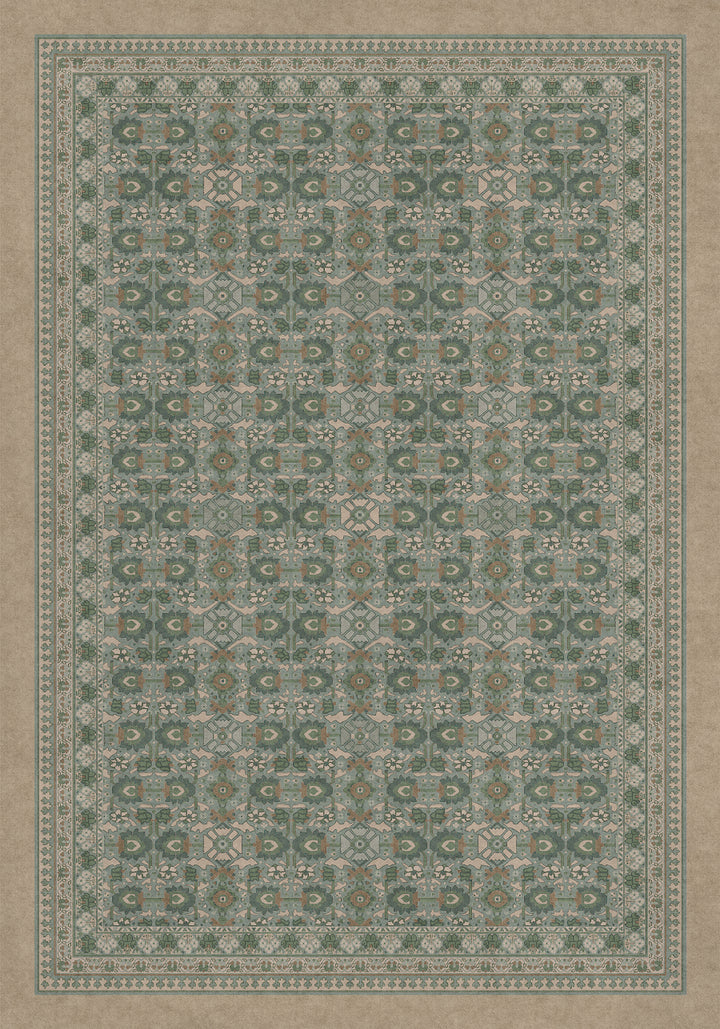 Vintage Vinyl Rug (Biltmore - Promenade - Blooming Season)