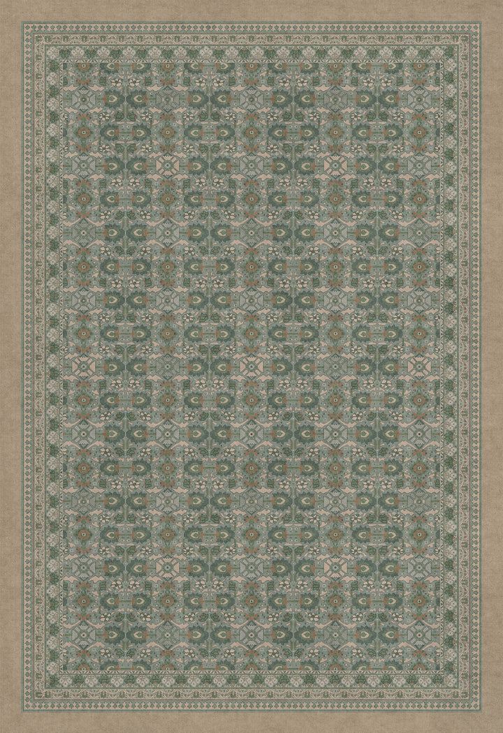 Vintage Vinyl Rug (Biltmore - Promenade - Blooming Season)