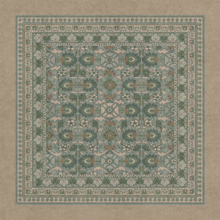 Vintage Vinyl Rug (Biltmore - Promenade - Blooming Season)