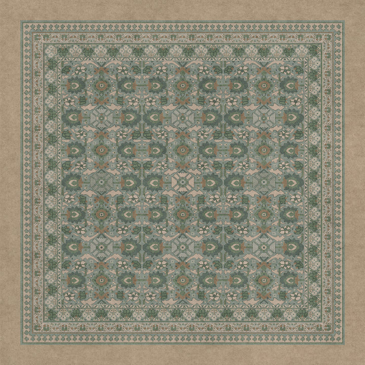 Vintage Vinyl Rug (Biltmore - Promenade - Blooming Season)