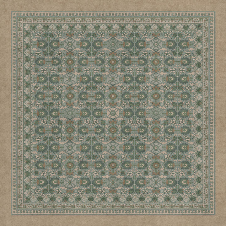Vintage Vinyl Rug (Biltmore - Promenade - Blooming Season)