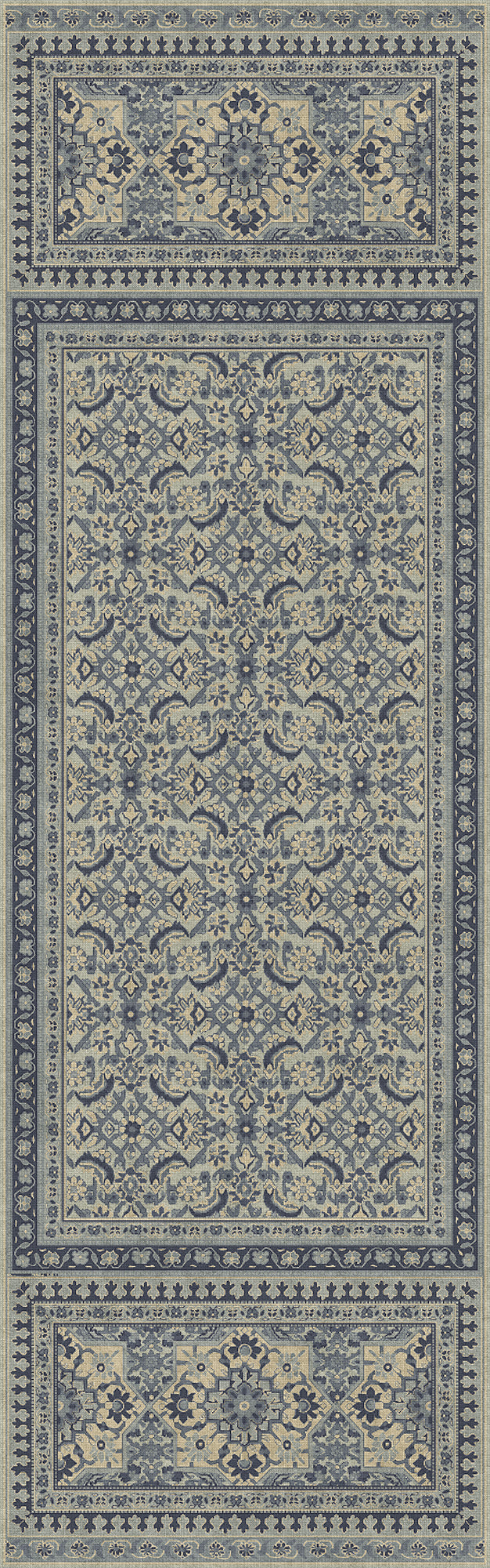 Vintage Vinyl Rug (Biltmore - Maison Tapis - Brittany)