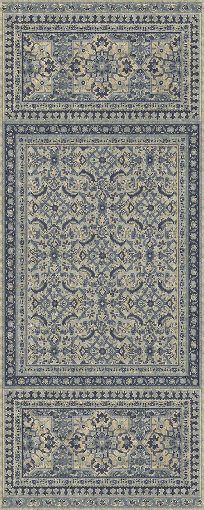 Vintage Vinyl Rug (Biltmore - Maison Tapis - Brittany)