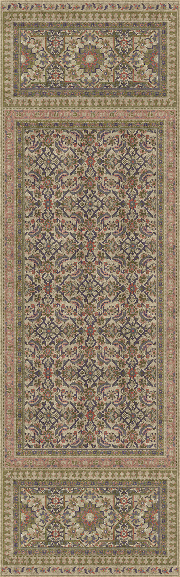 Vintage Vinyl Rug (Biltmore - Maison Tapis - Giverny)