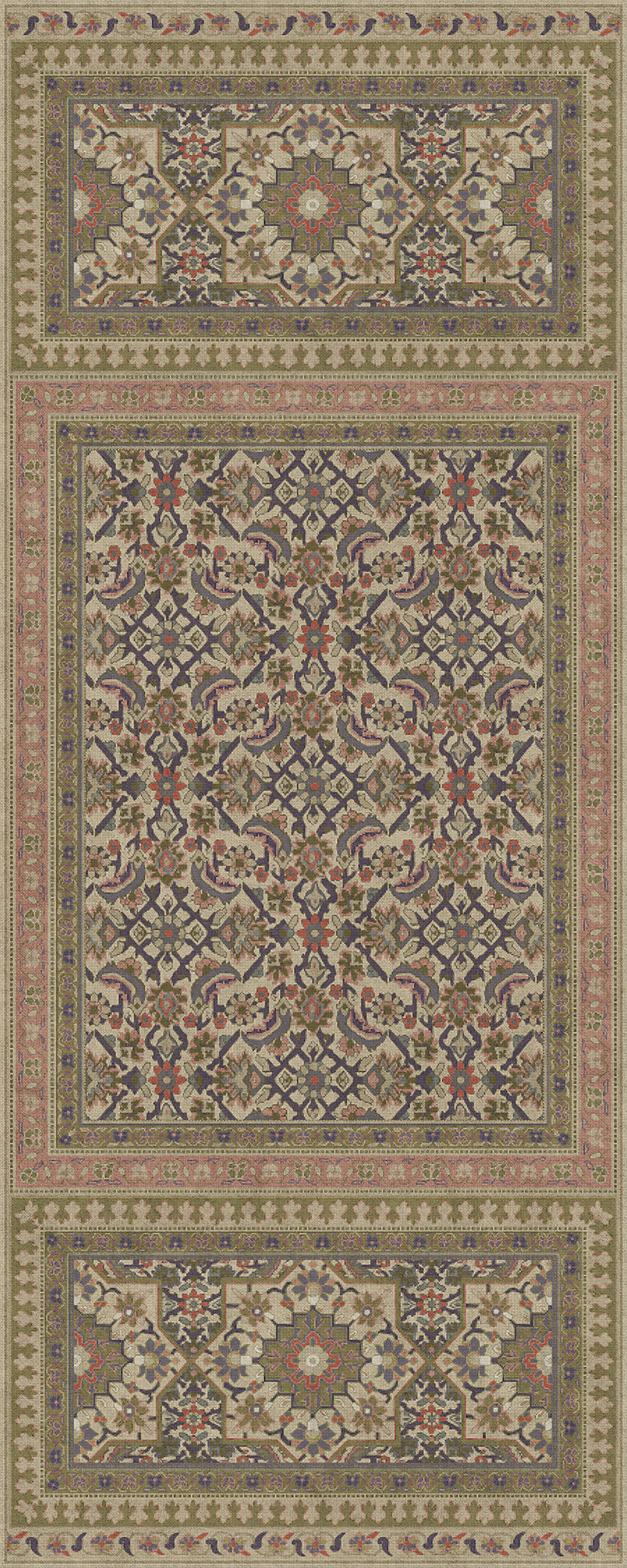 Vintage Vinyl Rug (Biltmore - Maison Tapis - Giverny)