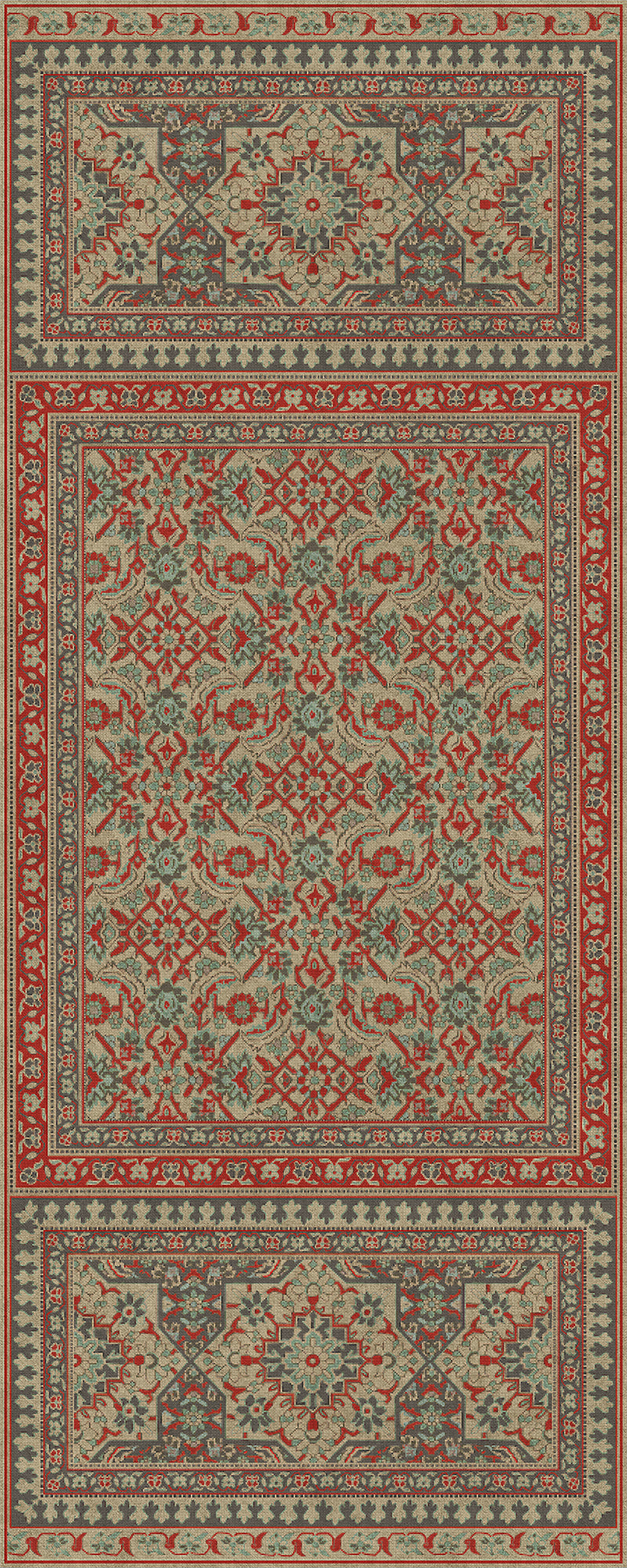 Vintage Vinyl Rug (Biltmore - Maison Tapis - Vezelay)