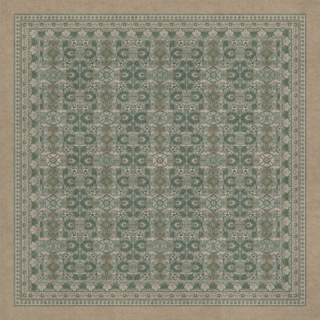 Vintage Vinyl Rug (Biltmore - Promenade - Blooming Season)