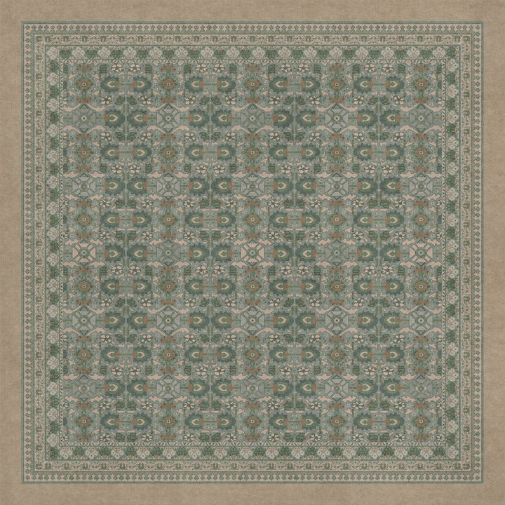 Vintage Vinyl Rug (Biltmore - Promenade - Blooming Season)