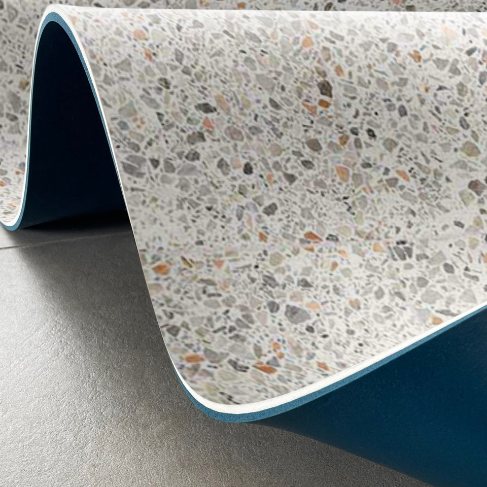 Adama Vinyl Cushioned Comfort Floor Mat (Terrazito_O)