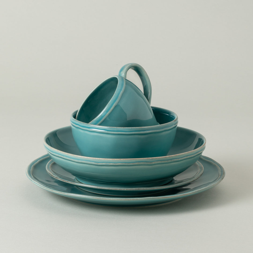 Casafina Fontana Glazed Stoneware Dinnerware (Turquoise)