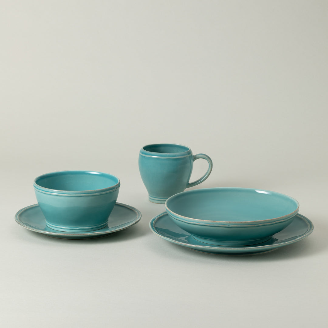 Casafina Fontana Glazed Stoneware Dinnerware (Turquoise)