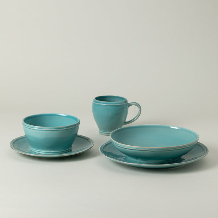 Casafina Fontana Glazed Stoneware Dinnerware (Turquoise)