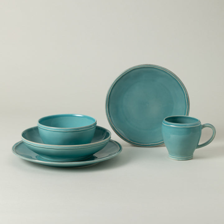Casafina Fontana Glazed Stoneware Dinnerware (Turquoise)