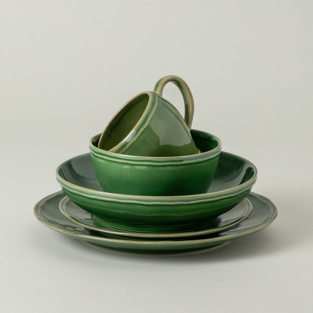 Casafina Fontana Glazed Stoneware Dinnerware (Forest Green)