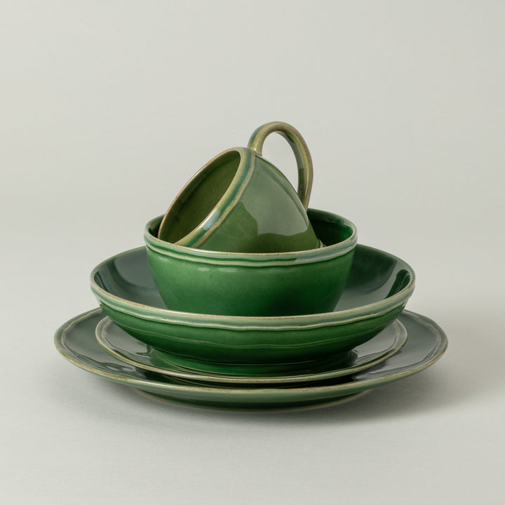 Casafina Fontana Glazed Stoneware Dinnerware (Forest Green)