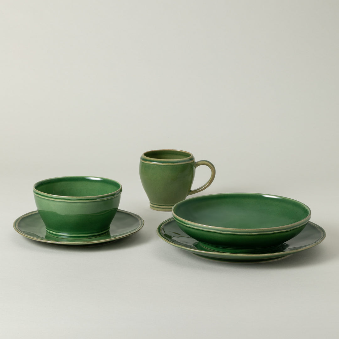 Casafina Fontana Glazed Stoneware Dinnerware (Forest Green)