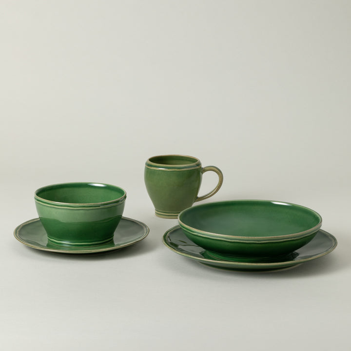 Casafina Fontana Glazed Stoneware Dinnerware (Forest Green)