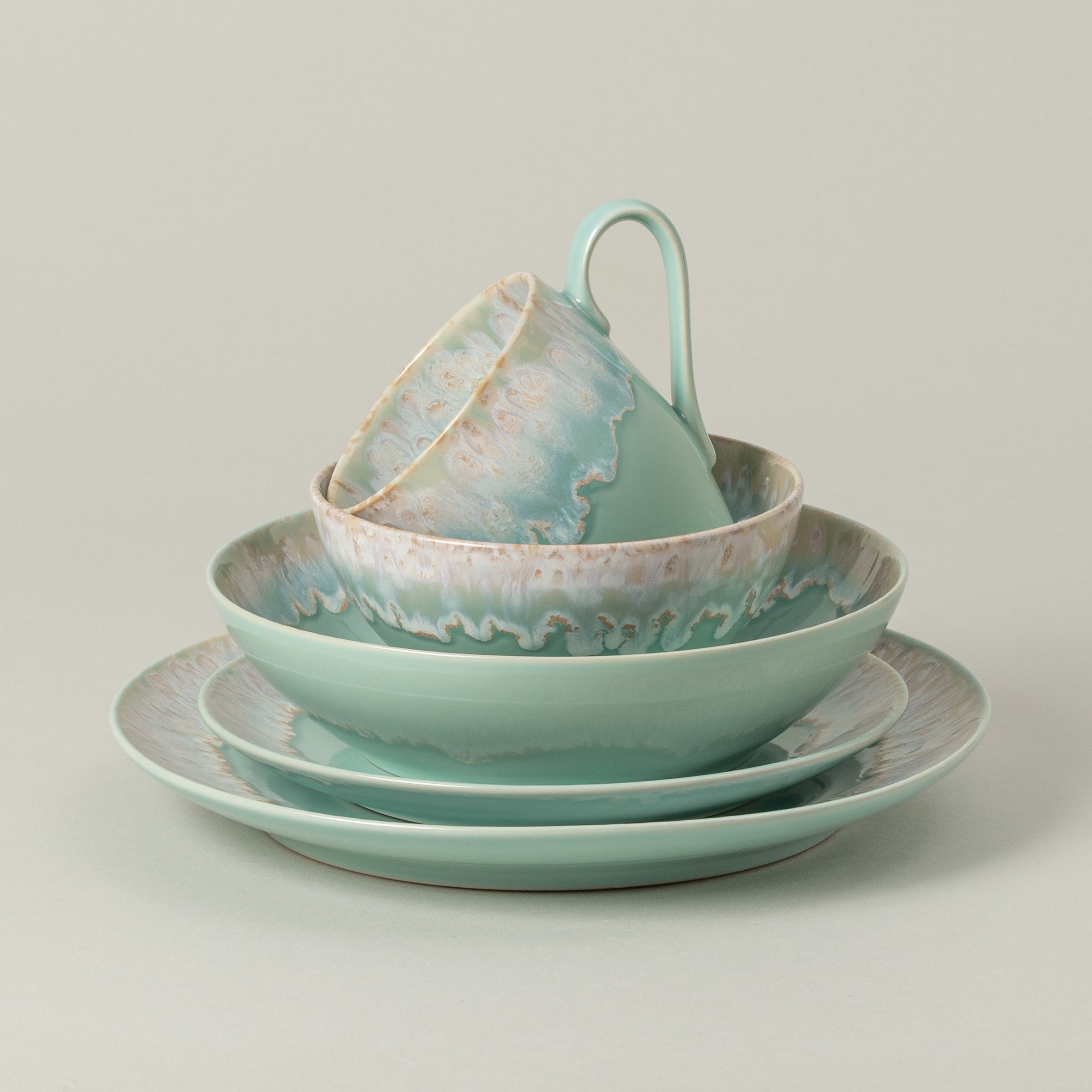 Casafina Taormina Fine Stoneware Dinnerware (Aqua) – Hudson & Vine