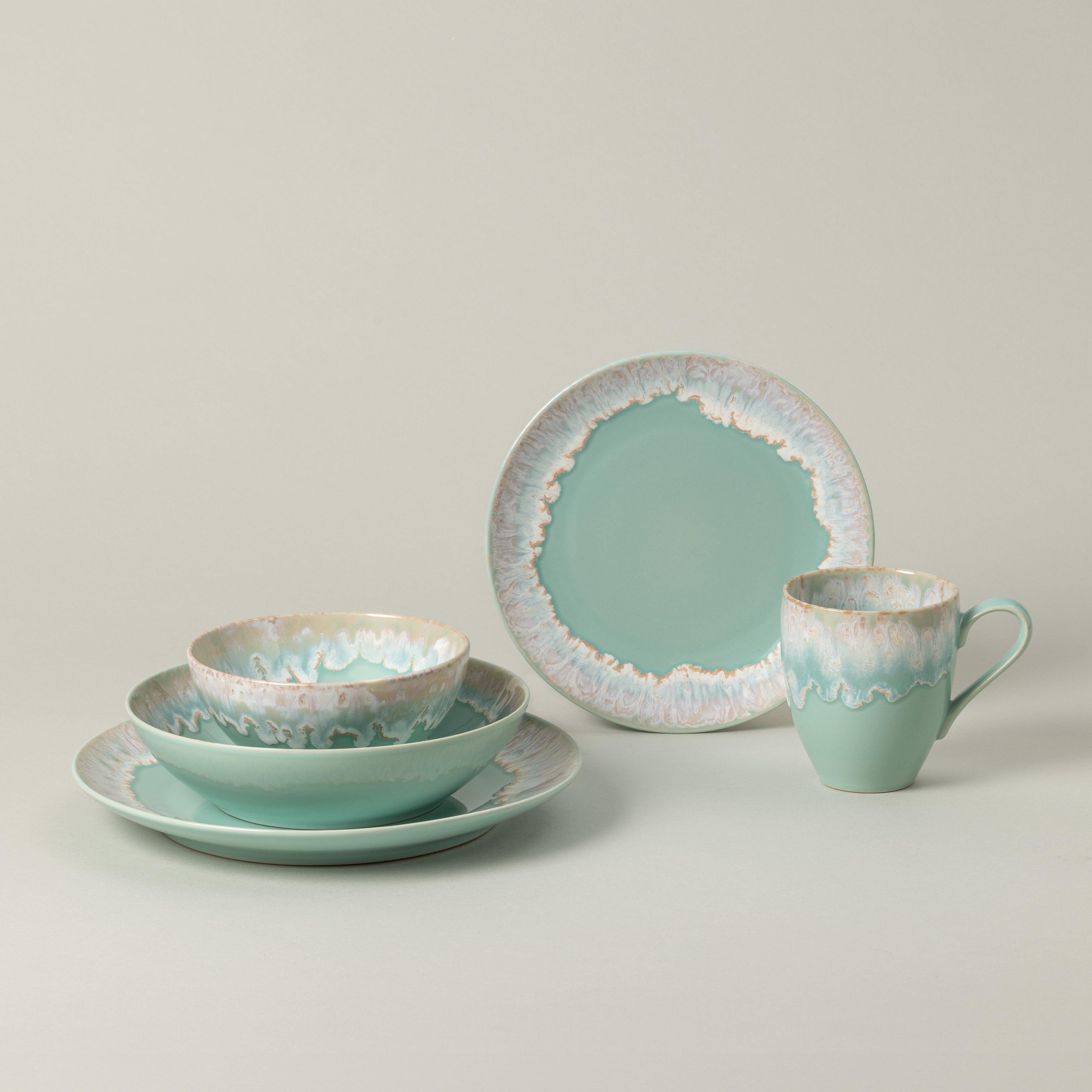 Casafina Taormina Fine Stoneware Dinnerware (Aqua) – Hudson & Vine