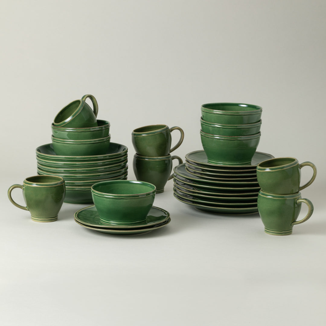 Casafina Fontana Glazed Stoneware Dinnerware (Forest Green)