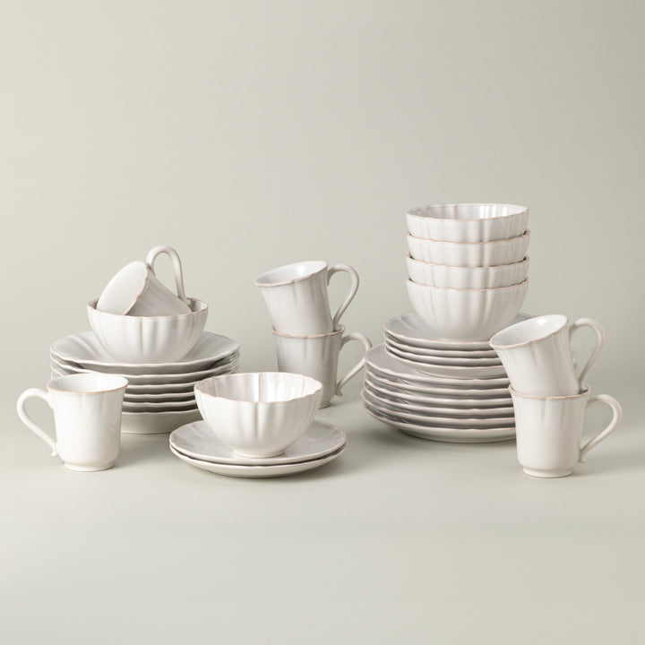 Costa Nova Alentejo Fine Stoneware Dinnerware (White)