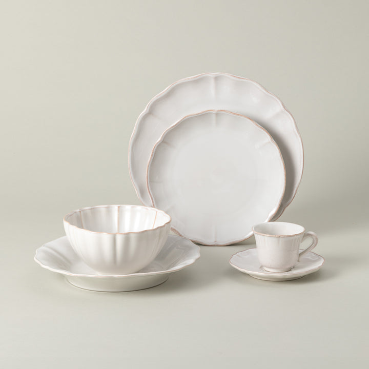Costa Nova Alentejo Fine Stoneware Dinnerware (White)