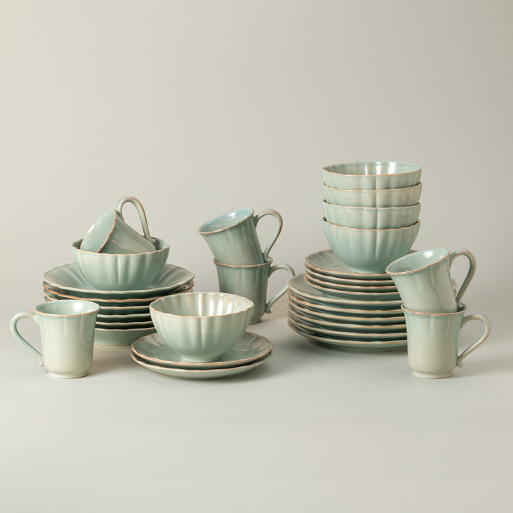 Costa Nova Alentejo Fine Stoneware Dinnerware (Turquoise)
