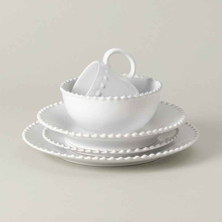 Costa Nova Pearl Fine Stoneware Dinnerware (White)