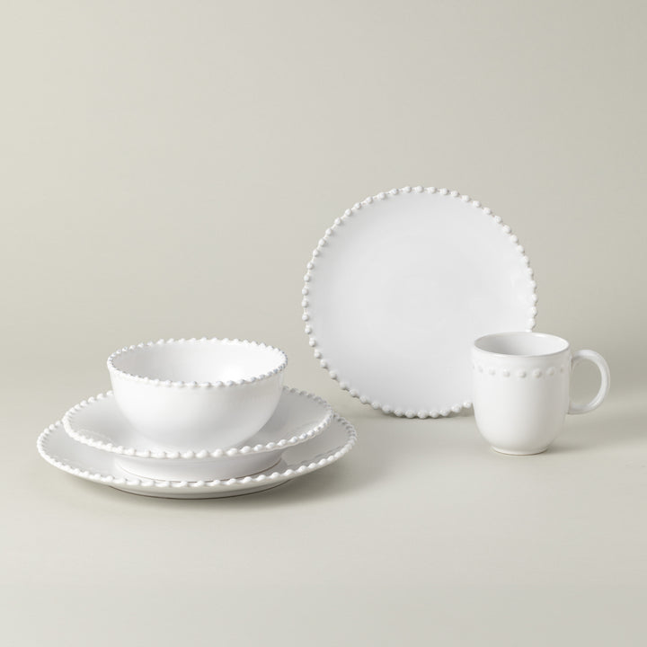 Costa Nova Pearl Fine Stoneware Dinnerware (White)