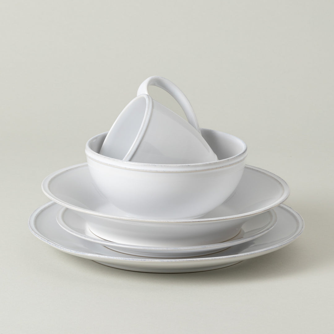 Costa Nova Friso Fine Stoneware Dinnerware (White)