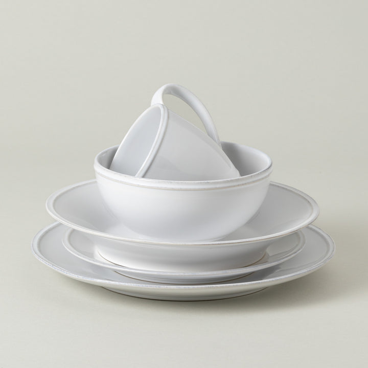 Costa Nova Friso Fine Stoneware Dinnerware (White)