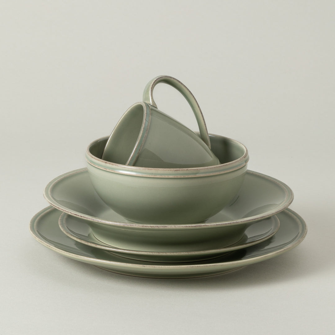 Costa Nova Friso Fine Stoneware Dinnerware (Sage Green)
