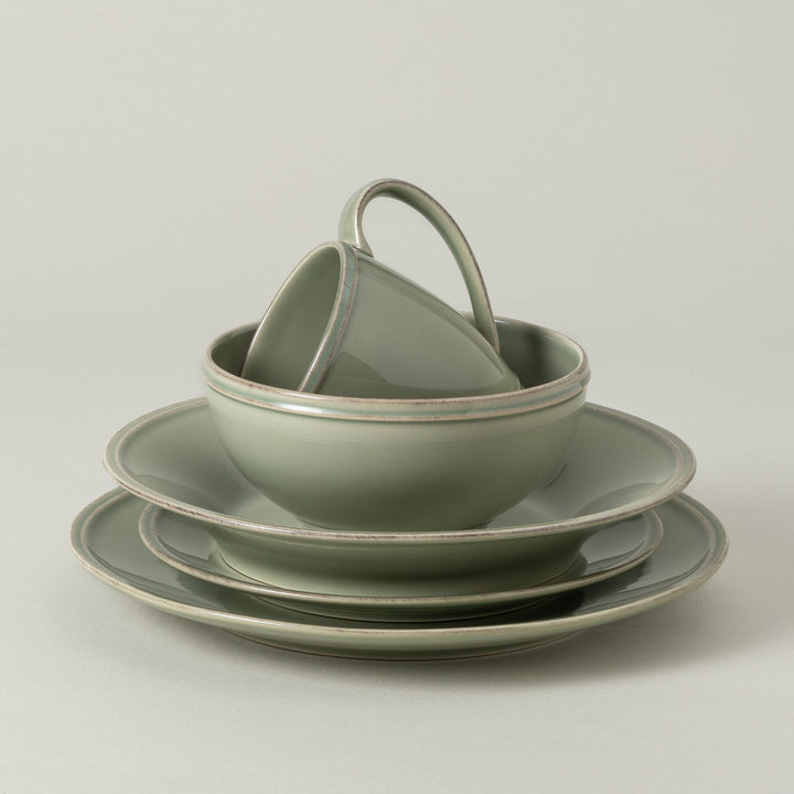 Costa Nova Friso Fine Stoneware Dinnerware (Sage Green)