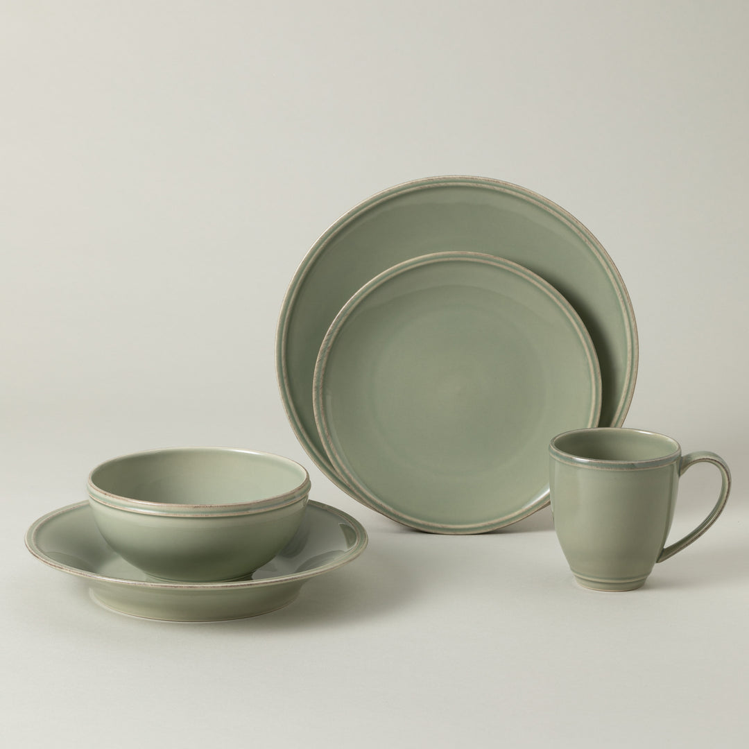 Costa Nova Friso Fine Stoneware Dinnerware (Sage Green)