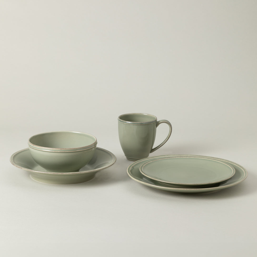 Costa Nova Friso Fine Stoneware Dinnerware (Sage Green)