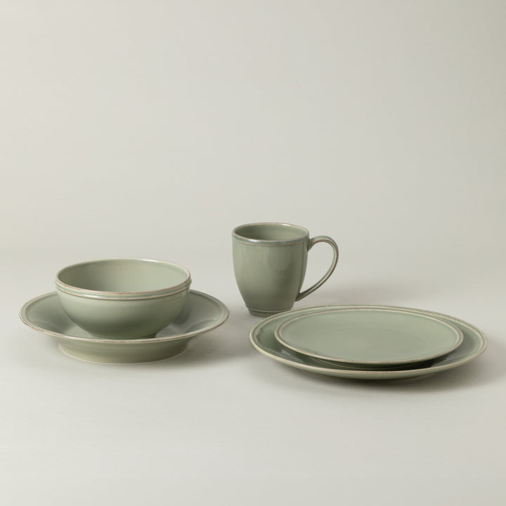Costa Nova Friso Fine Stoneware Dinnerware (Sage Green)