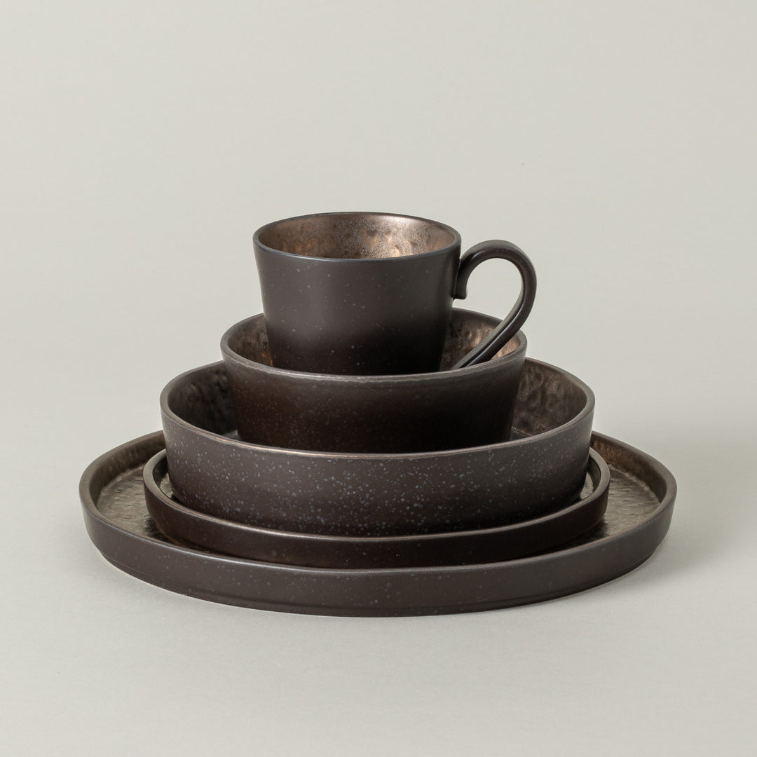 Costa Nova Lagoa Fine Stoneware Dinnerware (Metal)