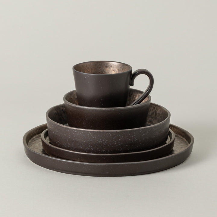 Costa Nova Lagoa Fine Stoneware Dinnerware (Metal)