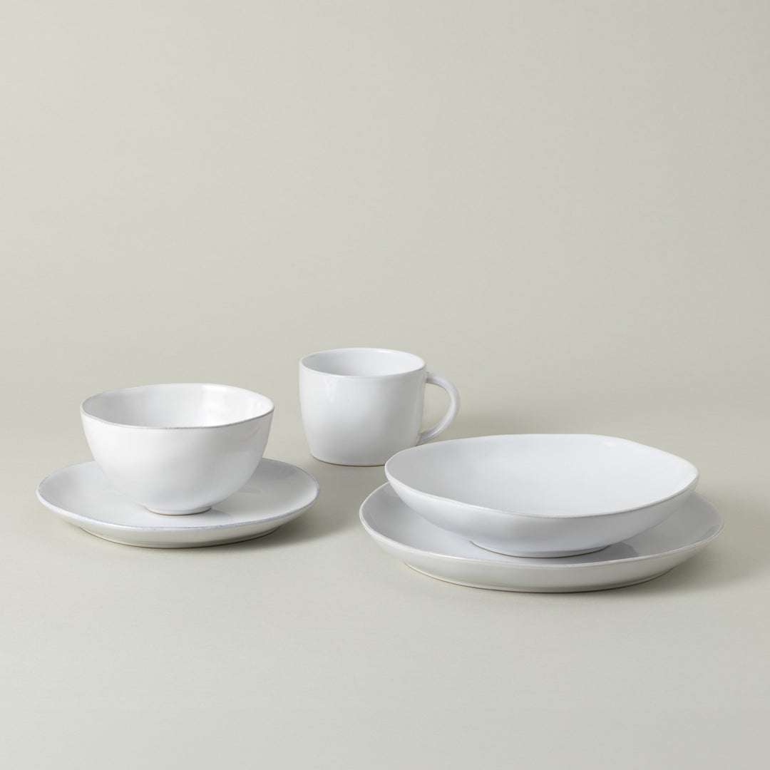 Costa Nova Livia Fine Stoneware Dinnerware (White)