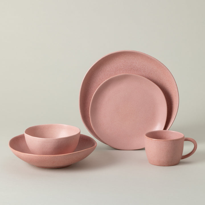 Costa Nova Livia Fine Stoneware Dinnerware (Mauve Rose)