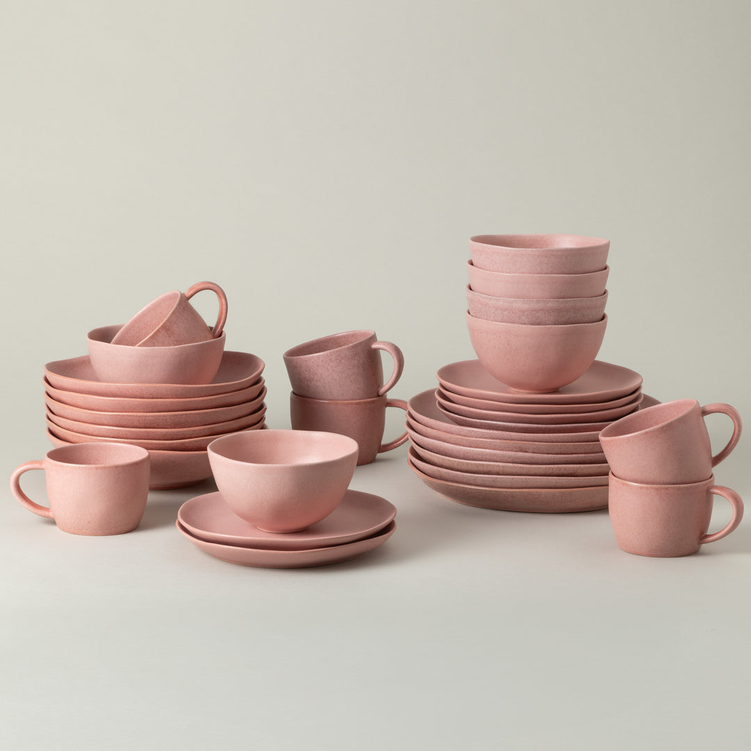 Costa Nova Livia Fine Stoneware Dinnerware (Mauve Rose)
